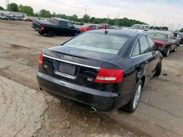 WAUDH74FX8N011682 - 2008 AUDI A6 3.2 QUA BLACK photo 4