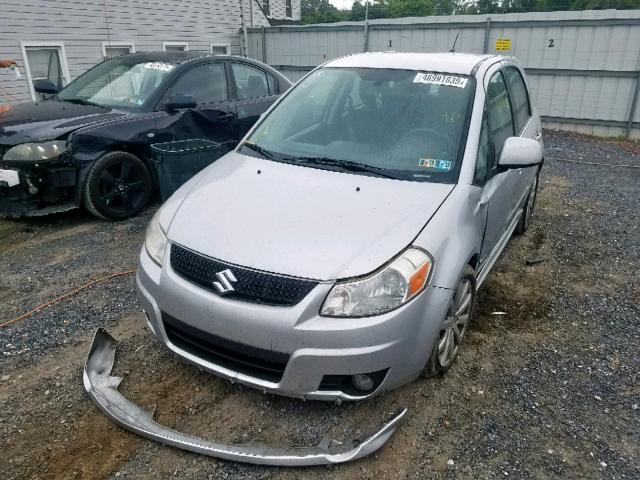 JS2YA5A50B6300618 - 2011 SUZUKI SX4 SILVER photo 2