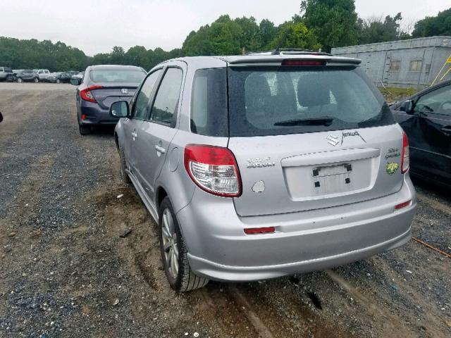 JS2YA5A50B6300618 - 2011 SUZUKI SX4 SILVER photo 3