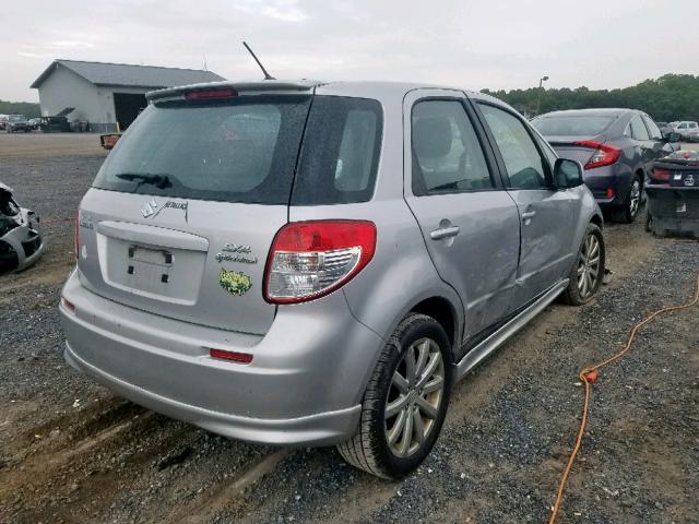 JS2YA5A50B6300618 - 2011 SUZUKI SX4 SILVER photo 4