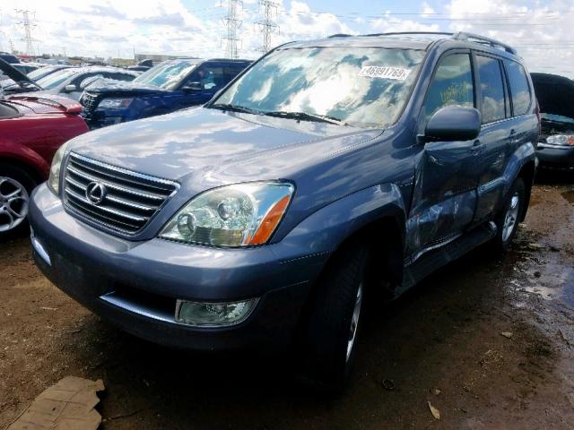 JTJBT20X350073909 - 2005 LEXUS GX 470 SILVER photo 2