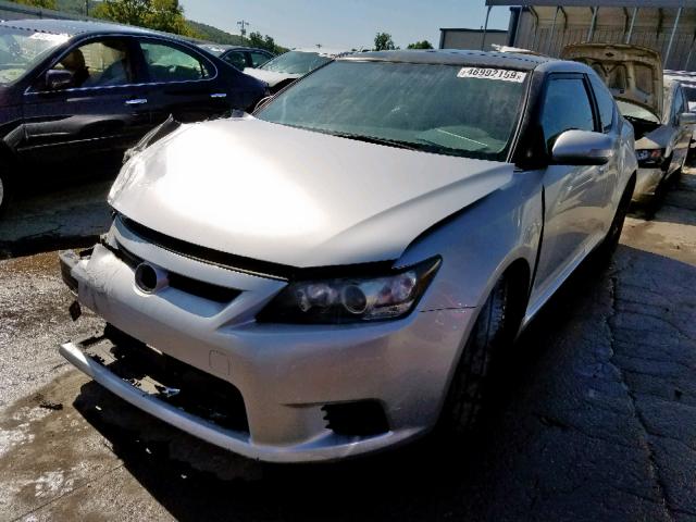 JTKJF5C77D3057964 - 2013 TOYOTA SCION TC ვერცხლისფერი ფოტო 2