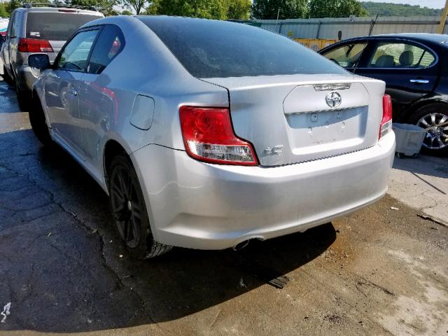 JTKJF5C77D3057964 - 2013 TOYOTA SCION TC ვერცხლისფერი ფოტო 3
