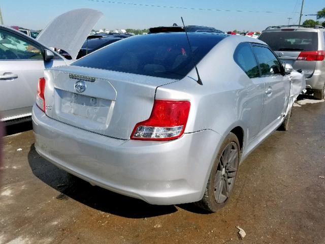 JTKJF5C77D3057964 - 2013 TOYOTA SCION TC ვერცხლისფერი ფოტო 4