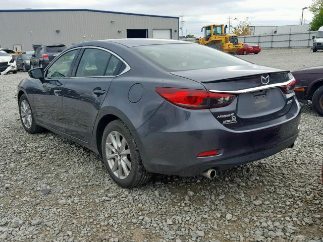 JM1GJ1U68E1157535 - 2014 MAZDA 6 SPORT GRAY photo 3