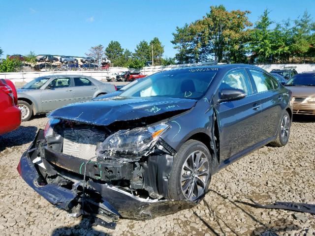4T1BK1EB1JU283582 - 2018 TOYOTA AVALON XLE GRAY photo 2