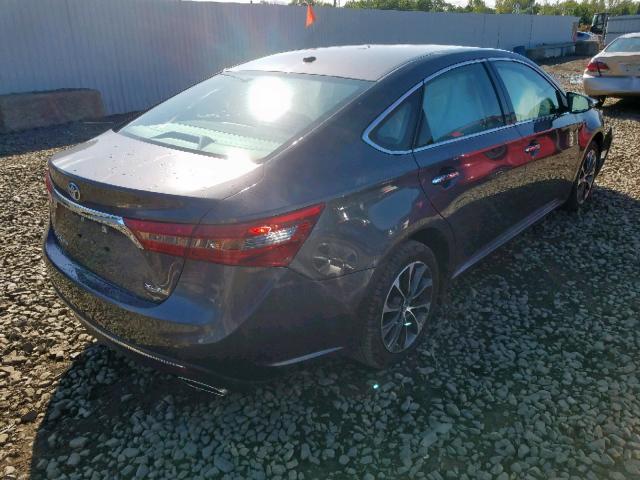 4T1BK1EB1JU283582 - 2018 TOYOTA AVALON XLE GRAY photo 4