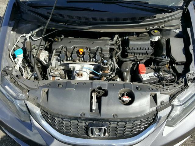 2HGFB2F9XFH532657 - 2015 HONDA CIVIC EXL GRAY photo 7