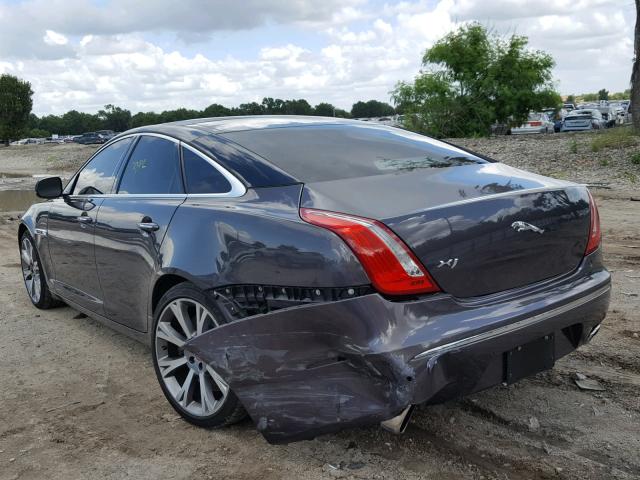 SAJWA1GE7BMV03388 - 2011 JAGUAR XJ SUPERCH PURPLE photo 3