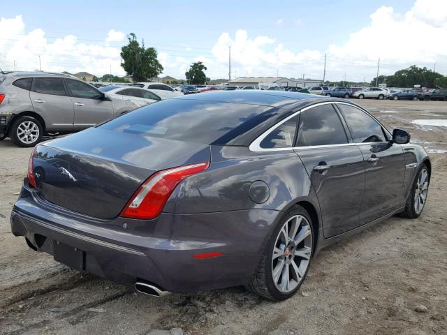 SAJWA1GE7BMV03388 - 2011 JAGUAR XJ SUPERCH PURPLE photo 4