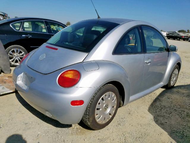 3VWBK31C15M400759 - 2005 VOLKSWAGEN NEW BEETLE ვერცხლისფერი ფოტო 4