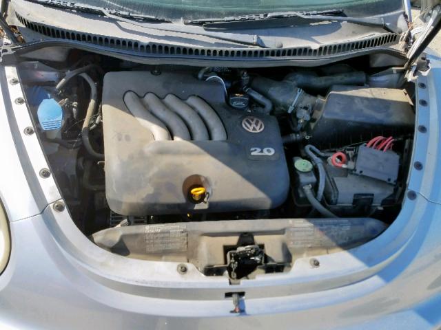 3VWBK31C15M400759 - 2005 VOLKSWAGEN NEW BEETLE ვერცხლისფერი ფოტო 7