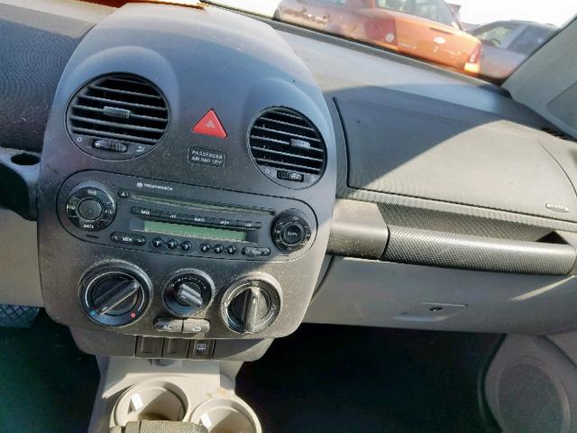 3VWBK31C15M400759 - 2005 VOLKSWAGEN NEW BEETLE ვერცხლისფერი ფოტო 9