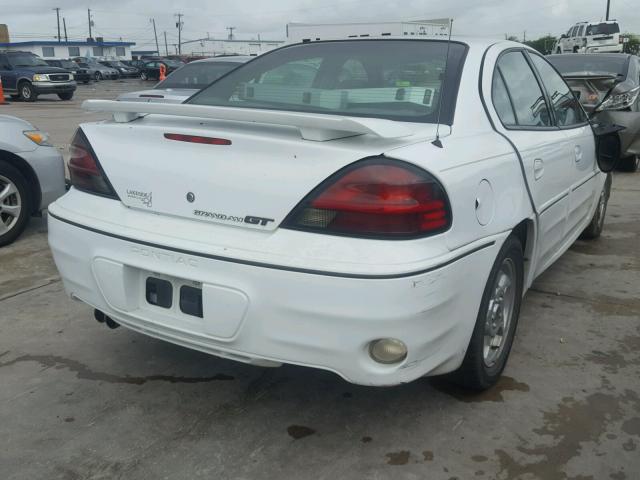 1G2NW52E44C162765 - 2004 PONTIAC GRAND AM G WHITE photo 4