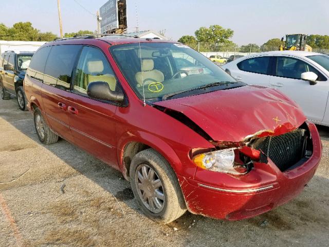 2A8GP64LX6R906973 - 2006 CHRYSLER TOWN & COU RED photo 1