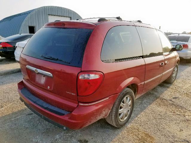 2A8GP64LX6R906973 - 2006 CHRYSLER TOWN & COU RED photo 4