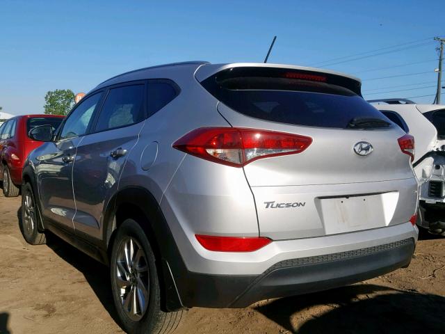 KM8J3CA46GU126425 - 2016 HYUNDAI TUCSON LIM SILVER photo 3