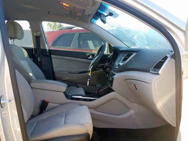 KM8J3CA46GU126425 - 2016 HYUNDAI TUCSON LIM SILVER photo 5