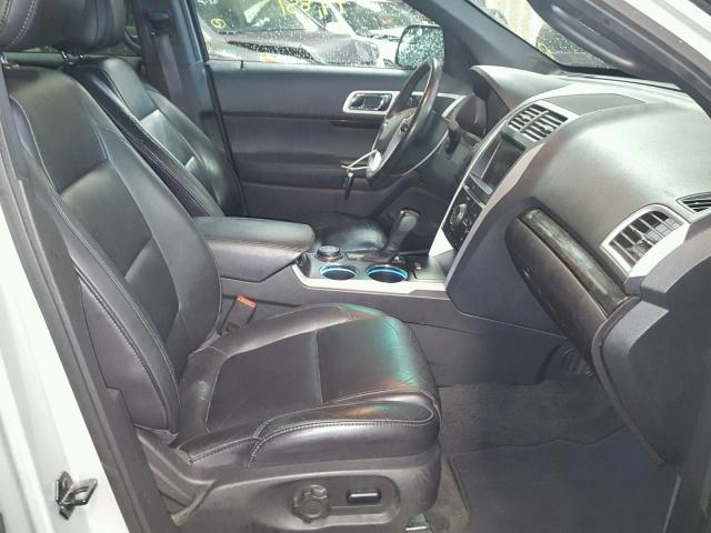 1FM5K8F83DGA75649 - 2013 FORD EXPLORER L SILVER photo 5