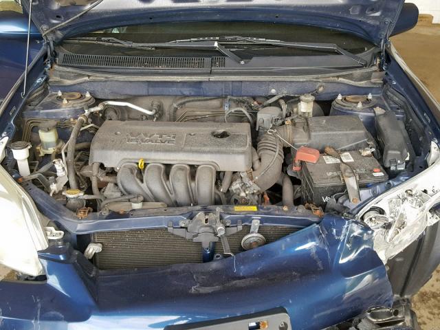 2T1LR30E36C560979 - 2006 TOYOTA COROLLA MA BLUE photo 7