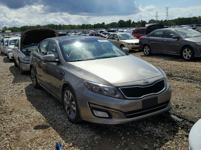 5XXGR4A63FG372633 - 2015 KIA OPTIMA SX BROWN photo 1