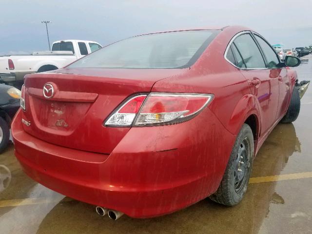 1YVHZ8BH1A5M15823 - 2010 MAZDA 6 I RED photo 4