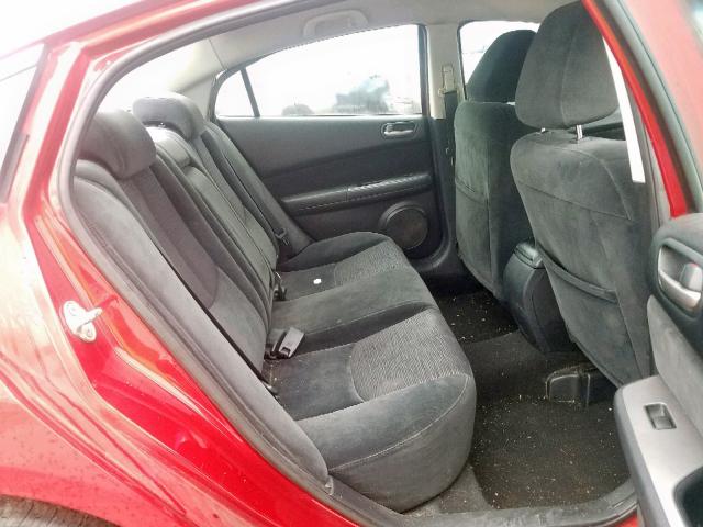 1YVHZ8BH1A5M15823 - 2010 MAZDA 6 I RED photo 6