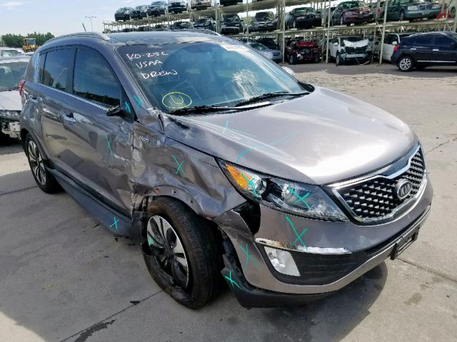 KNDPCCA62C7296032 - 2012 KIA SPORTAGE S GRAY photo 1