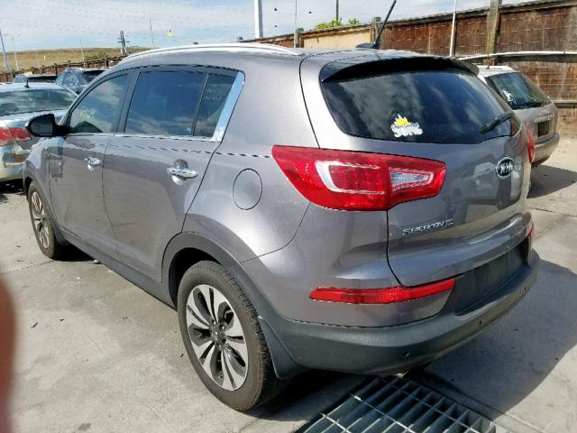 KNDPCCA62C7296032 - 2012 KIA SPORTAGE S GRAY photo 3