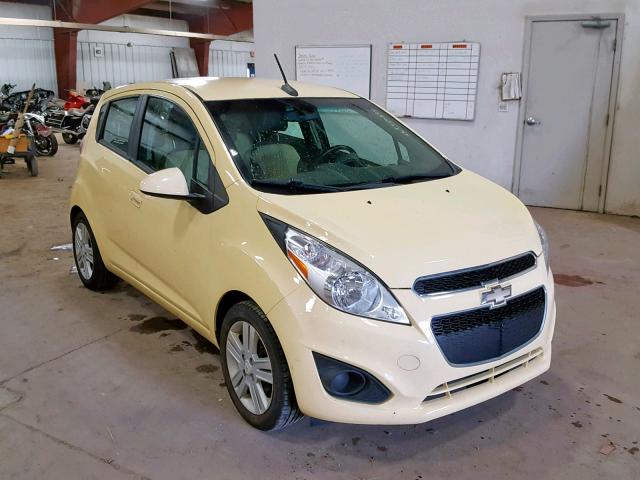 KL8CA6S96DC532052 - 2013 CHEVROLET SPARK LS YELLOW photo 1