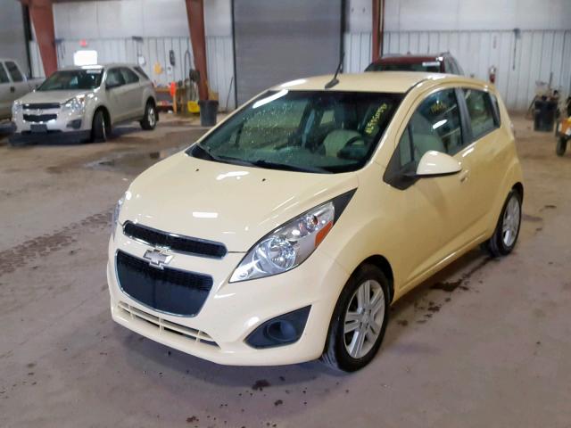 KL8CA6S96DC532052 - 2013 CHEVROLET SPARK LS YELLOW photo 2