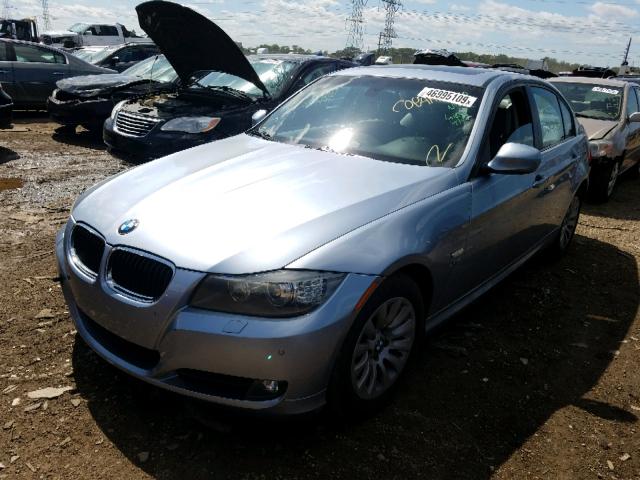 WBAPK53549A512118 - 2009 BMW 328XI BLUE photo 2