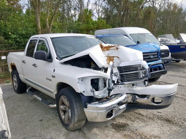 1D7HU18278S589072 - 2008 DODGE RAM 1500 S WHITE photo 1