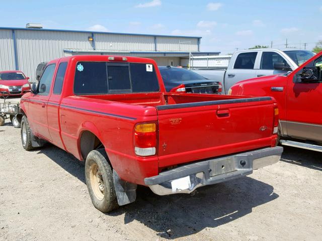 1FTYR14U1WPA79528 - 1998 FORD RANGER SUP RED photo 3