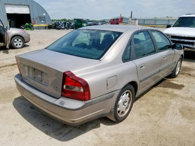 YV1TS94D111169149 - 2001 VOLVO S80 BROWN photo 4