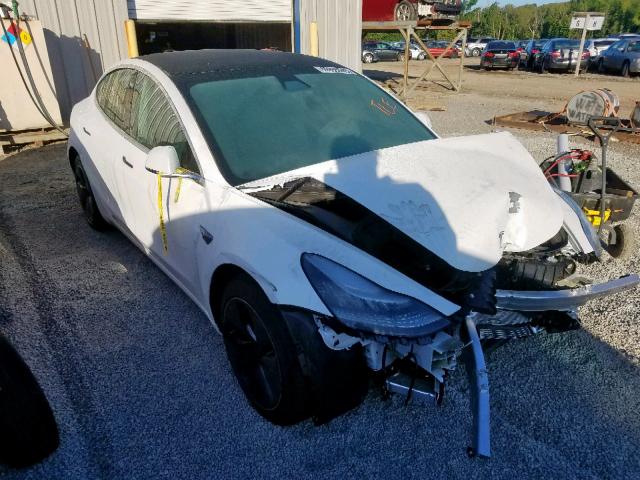 5YJ3E1EB4KF359550 - 2019 TESLA MODEL 3 WHITE photo 1