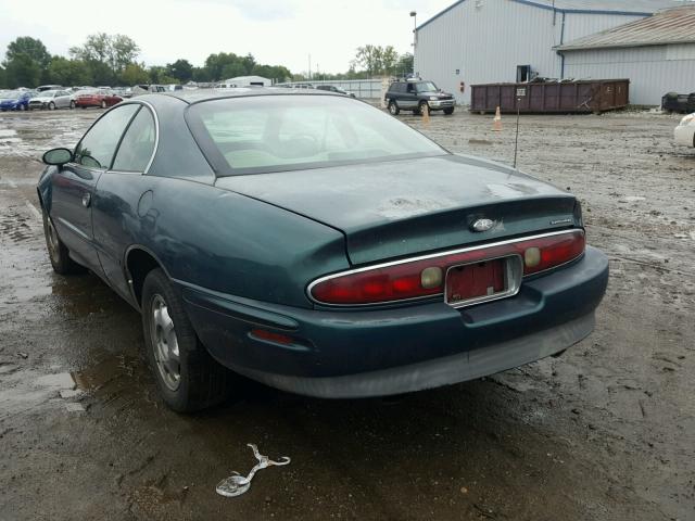 1G4GD2218W4702763 - 1998 BUICK RIVIERA GREEN photo 3