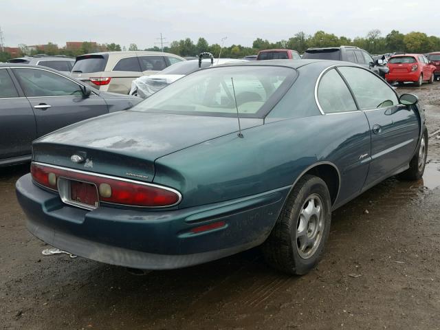 1G4GD2218W4702763 - 1998 BUICK RIVIERA GREEN photo 4