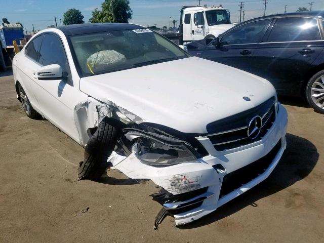 WDDGJ4HB5EG192514 - 2014 MERCEDES-BENZ C 250 WHITE photo 1