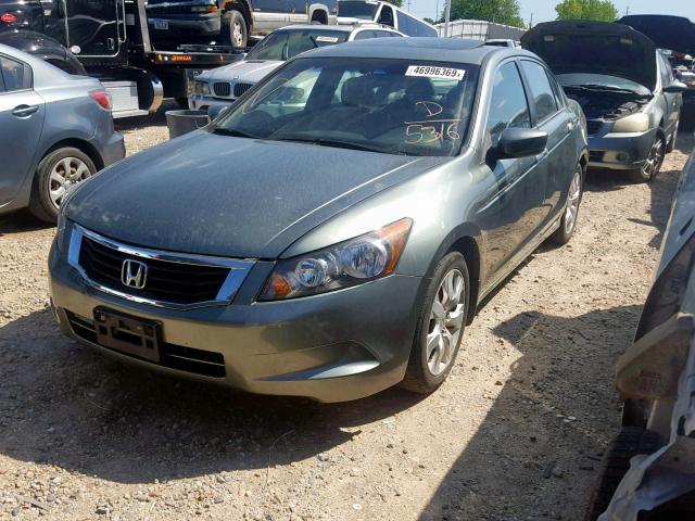 1HGCP26858A005316 - 2008 HONDA ACCORD EXL GRAY photo 2