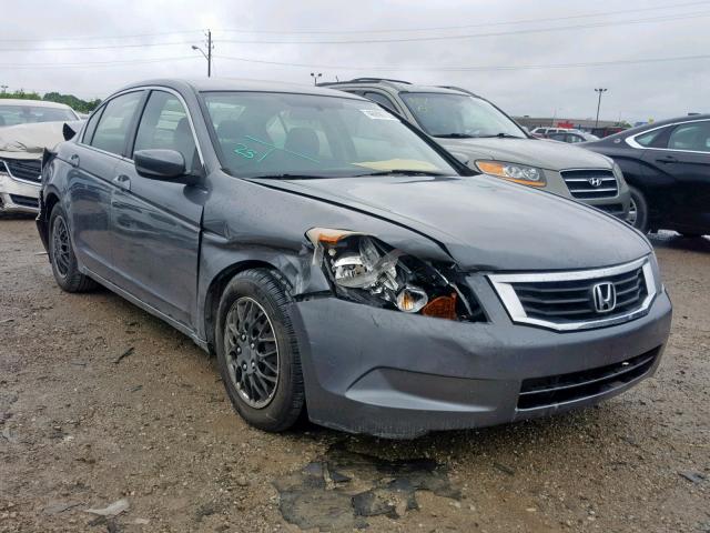 JHMCP263X9C011183 - 2009 HONDA ACCORD LX GRAY photo 1