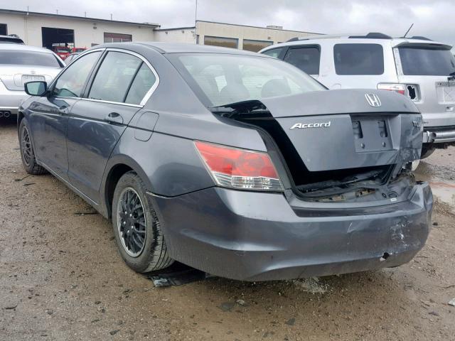 JHMCP263X9C011183 - 2009 HONDA ACCORD LX GRAY photo 3