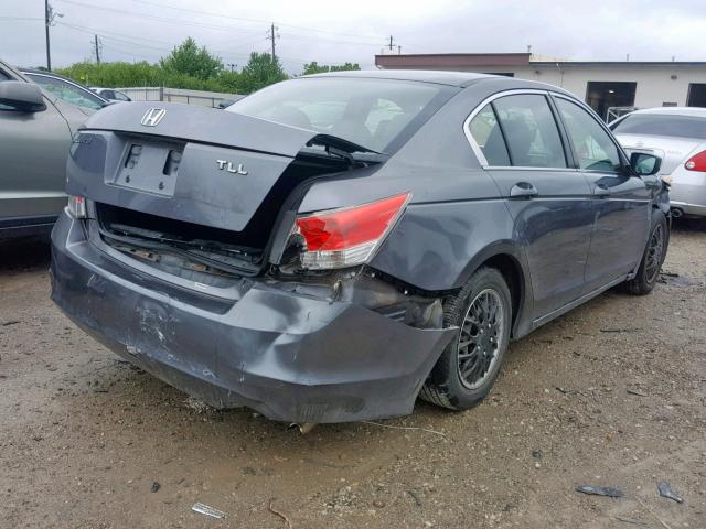 JHMCP263X9C011183 - 2009 HONDA ACCORD LX GRAY photo 4