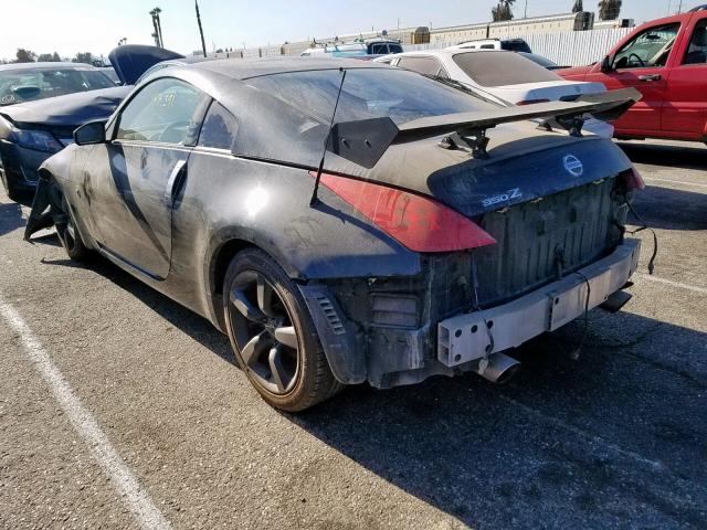 JN1AZ34DX6M300707 - 2006 NISSAN 350Z COUPE BLACK photo 3