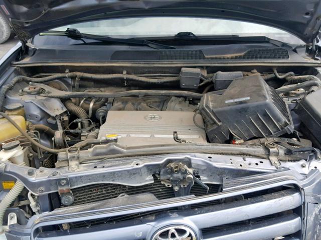 JTEDP21A660102889 - 2006 TOYOTA HIGHLANDER BLUE photo 7