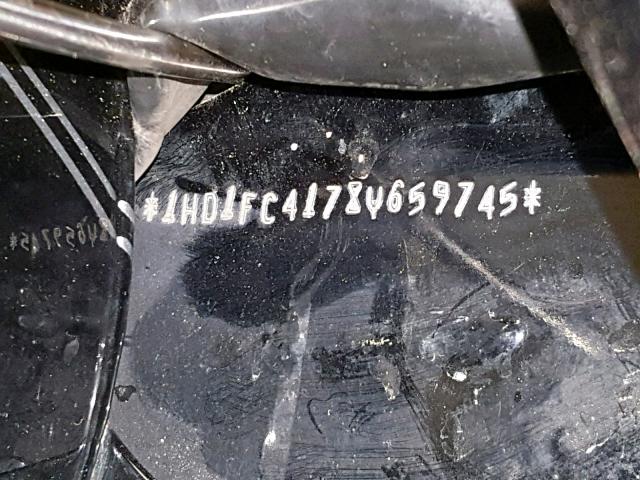 1HD1FC4178Y659745 - 2008 HARLEY-DAVIDSON FLHTCUI BLACK photo 10