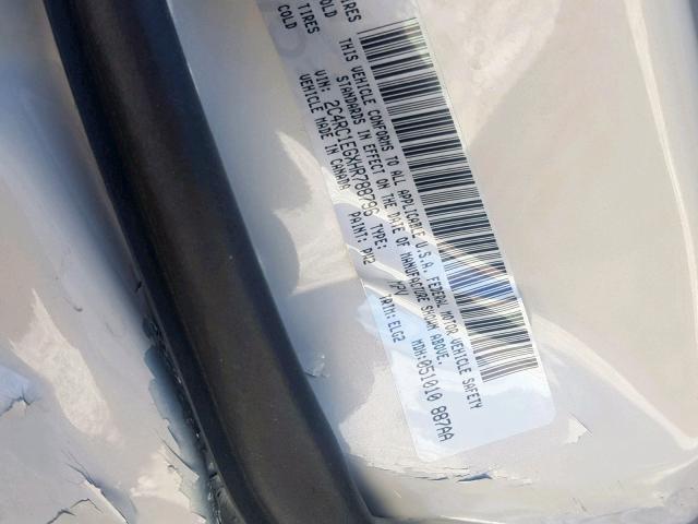 2C4RC1EGXHR788796 - 2017 CHRYSLER PACIFICA T WHITE photo 10