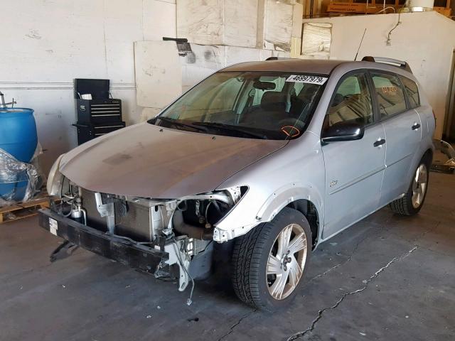 5Y2SL65807Z413933 - 2007 PONTIAC VIBE SILVER photo 2