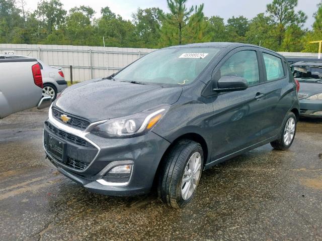 KL8CD6SA3KC742218 - 2019 CHEVROLET SPARK 1LT GRAY photo 2