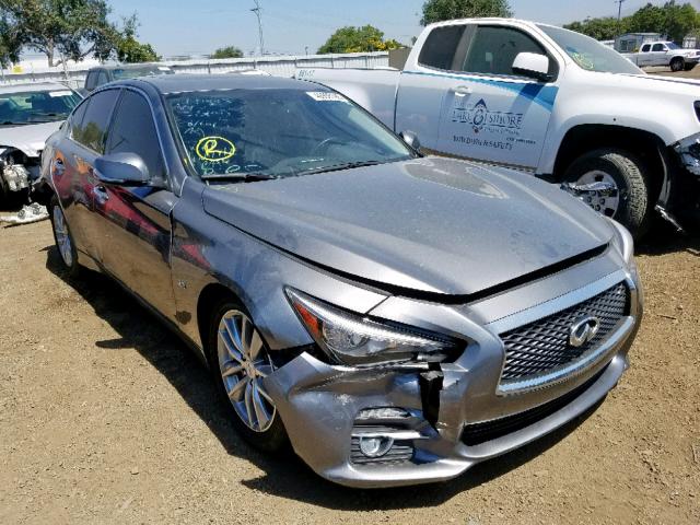 JN1EV7AP8HM738437 - 2017 INFINITI Q50 PREMIU GRAY photo 1